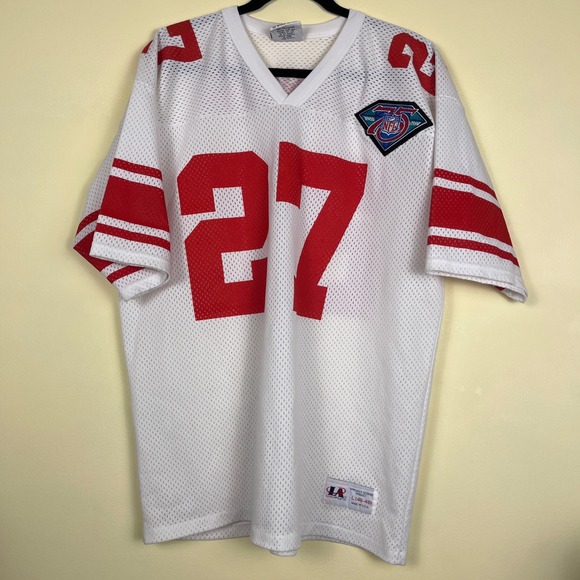 VINTAGE NFL 75 Rodney Hampton‎ #27 New York Giants Football Jersey Size Large - Picture 1 of 10